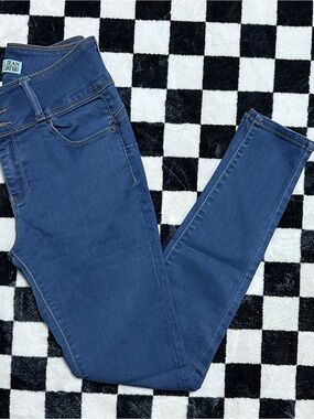 Wax Jean High-Rise Skinny Jeans - Blue